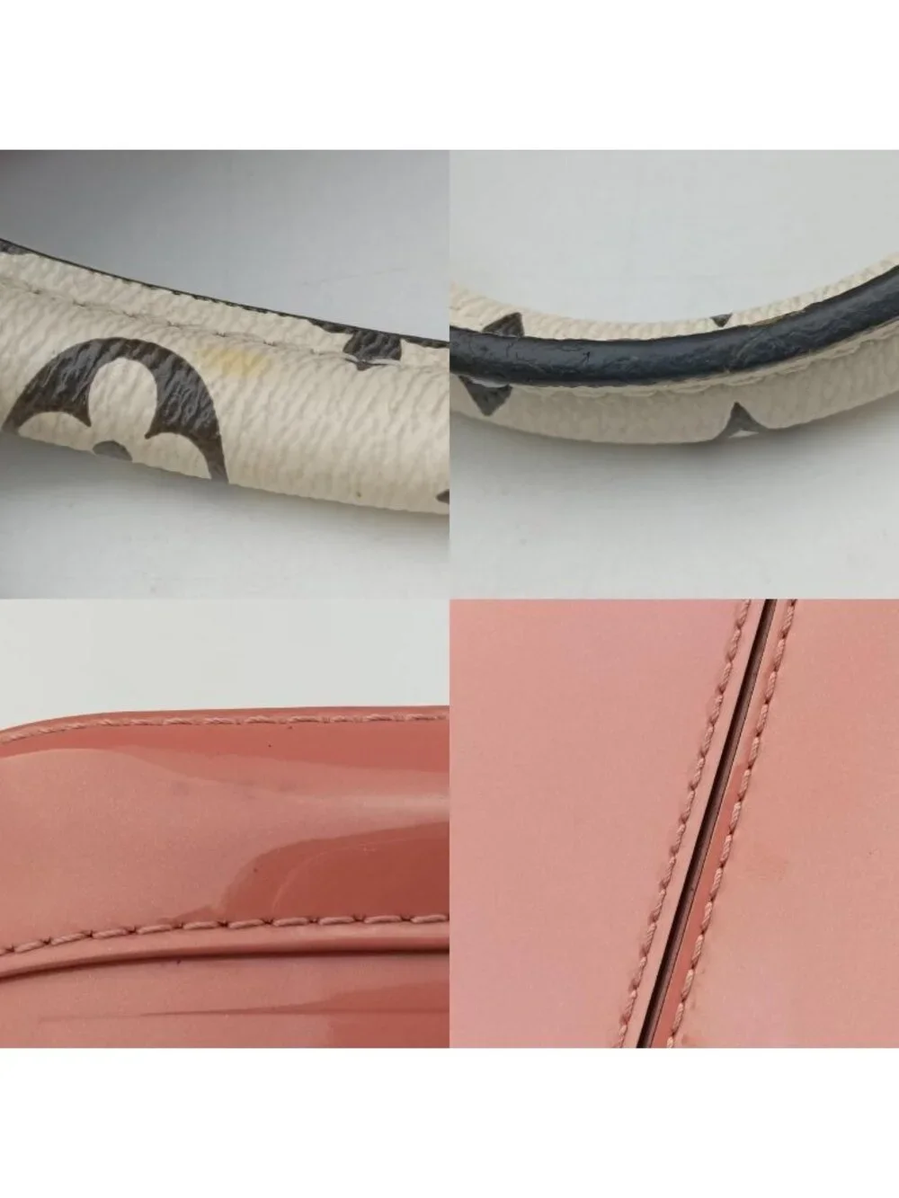 Louis Vuitton Alma BB Rose Belleline Vernis Handbag